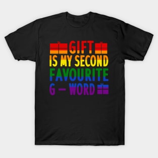 Gift G Word Gay Lesbian Pride Christmas T-Shirt